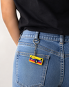 Tiny retro keychain camera clipped to keys